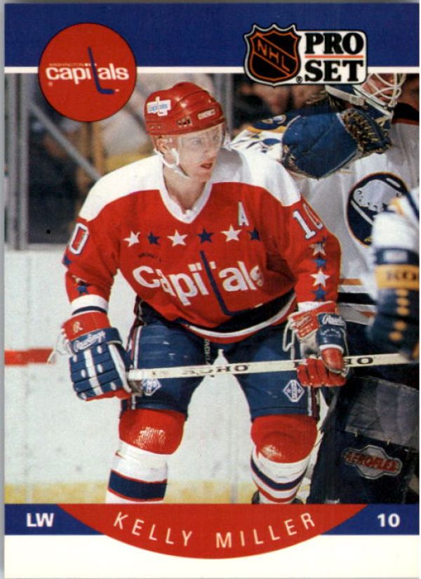 NHL 1990-91 Pro Set - No. 318 - Kelly Miller