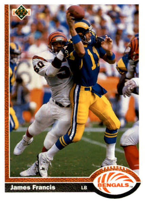 NFL 1991 Upper Deck - No. 242 - James Francis