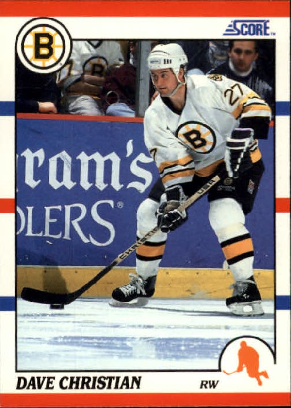 NHL 1990-91 Score - No. 295 - Dave Christian