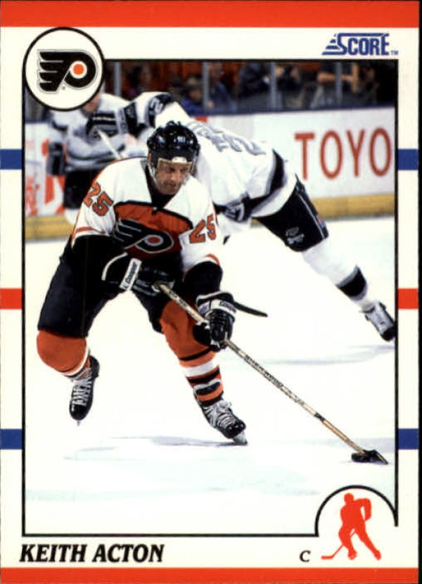NHL 1990-91 Score - No. 301 - Keith Acton