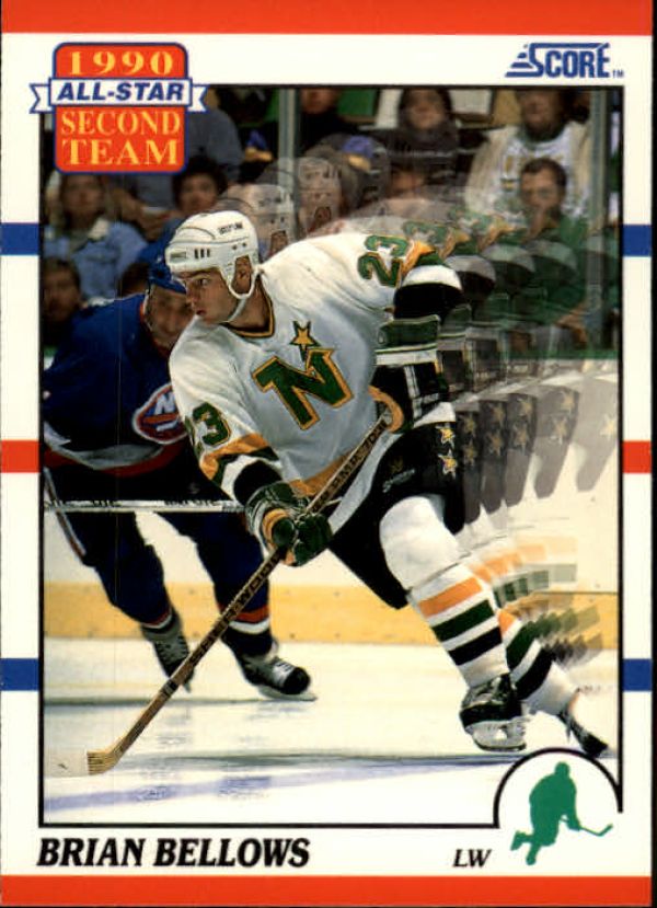NHL 1990-91 Score - No. 322 - Brian Bellows