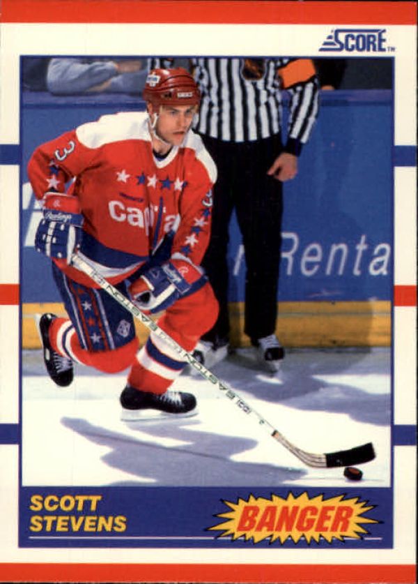 NHL 1990-91 Score - No. 341 - Scott Stevens