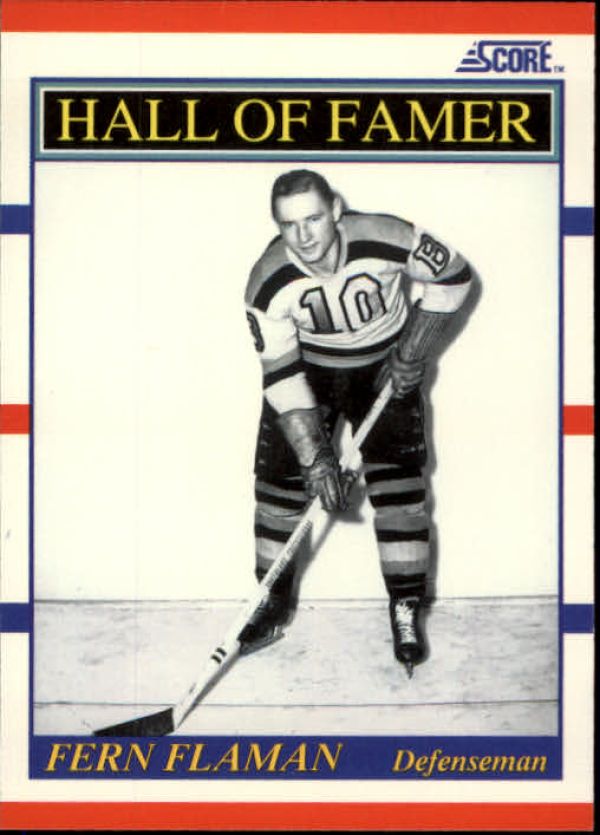 NHL 1990-91 Score - No. 357 - Fern Flaman