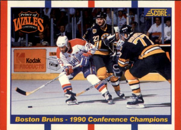 NHL 1990-91 Score - No. 368 - Boston / Washington