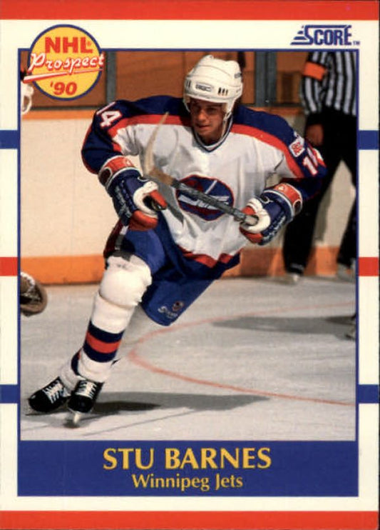 NHL 1990-91 Score Canadian - No 391 - Stu Barnes