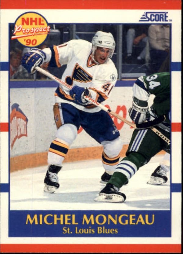 NHL 1990-91 Score - No. 395 - Michel Mongeau