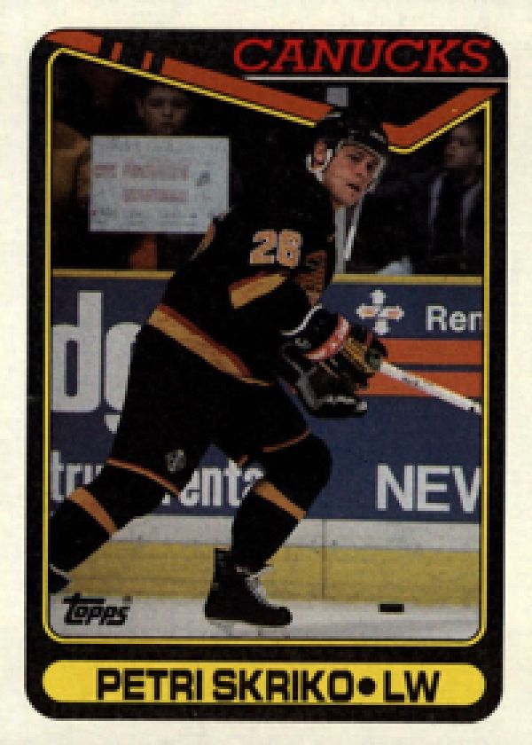NHL 1990-91 Topps - No. 316 - Petri Skriko