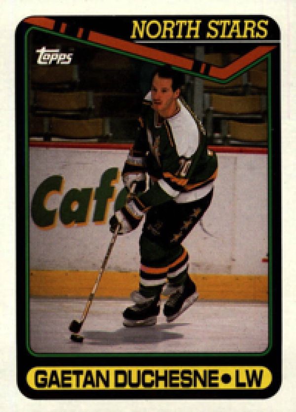 NHL 1990-91 Topps - No. 319 - Gaetan Duchesne