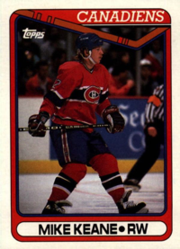 NHL 1990-91 Topps - No. 325 - Mike Keane