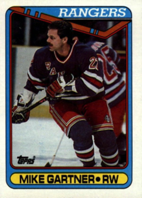 NHL 1990-91 Topps - No. 373 - Mike Gartner