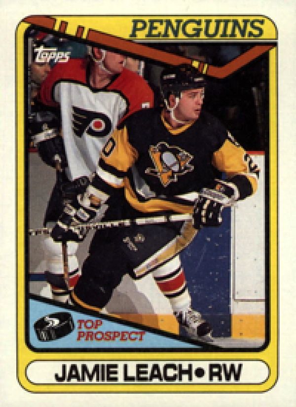 NHL 1990-91 Topps - No. 377 - Jamie Leach
