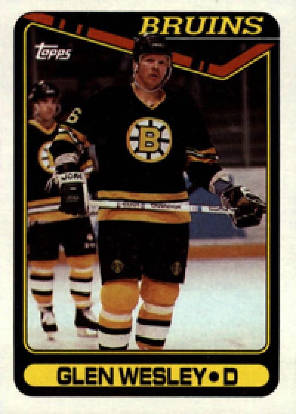 NHL 1990-91 Topps - No. 379 - Glen Wesley