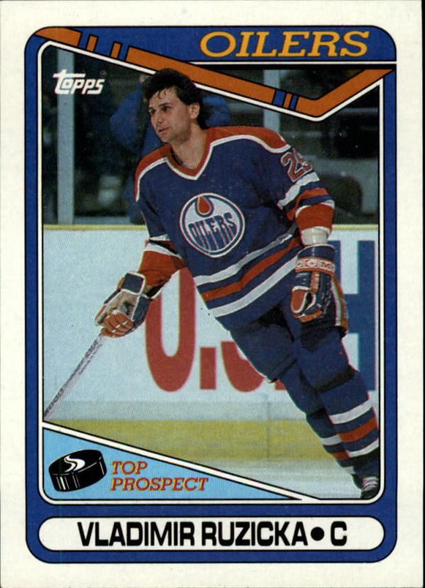 NHL 1990-91 Topps - No. 393 - Vladimir Ruzicka