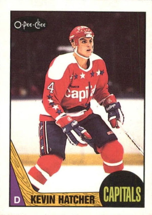NHL 1987-88 O-Pee-Chee - No 68 - Kevin Hatcher