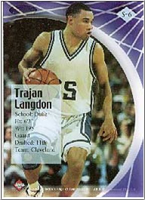 NBA 1999 Collectors Edge Rookie Rage Successors - No S6 - Trajan Langdon
