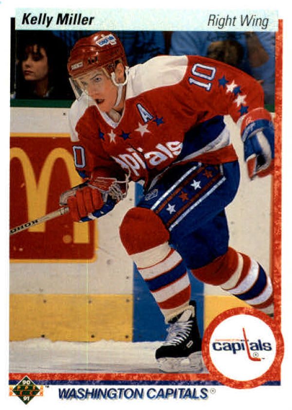 NHL 1990-91 Upper Deck - No. 130 - Kelly Miller