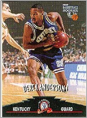 NBA 1997 Score Board Rookies - No 21 - Derek Anderson