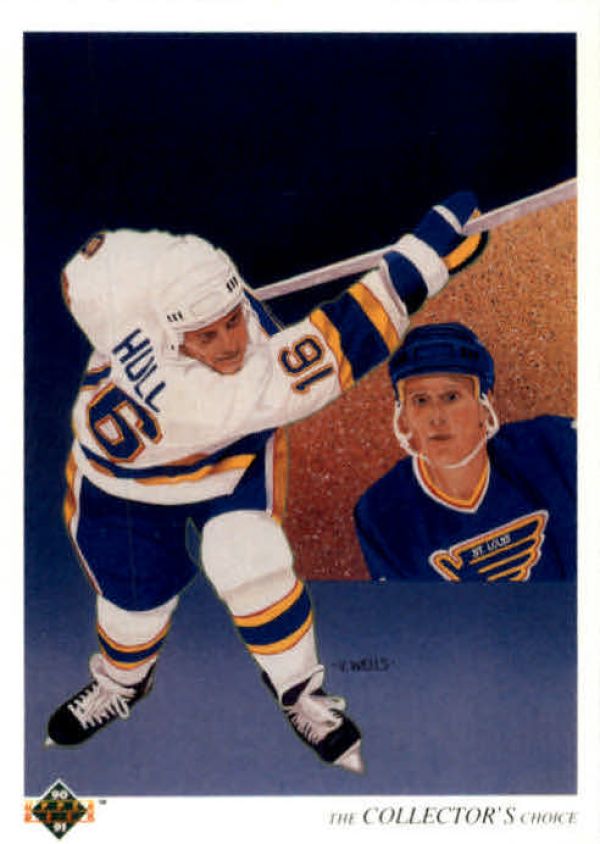 NHL 1990-91 Upper Deck - No. 312 - Brett Hull