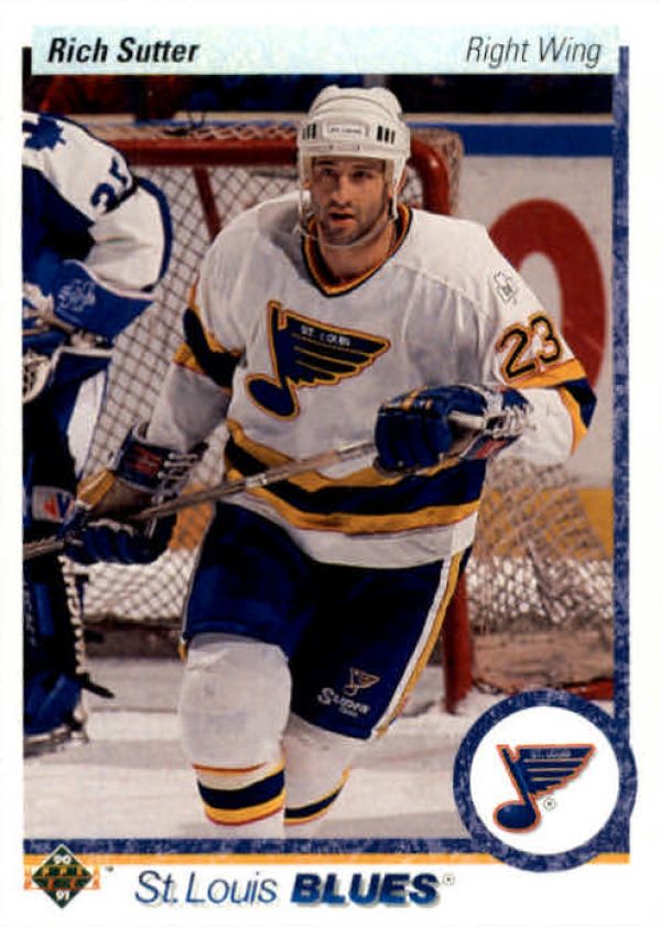 NHL 1990-91 Upper Deck - No. 328 - Rich Sutter