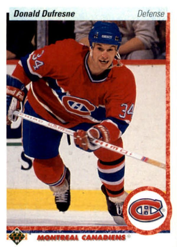 NHL 1990-91 Upper Deck - No. 332 - Donald Dufresne