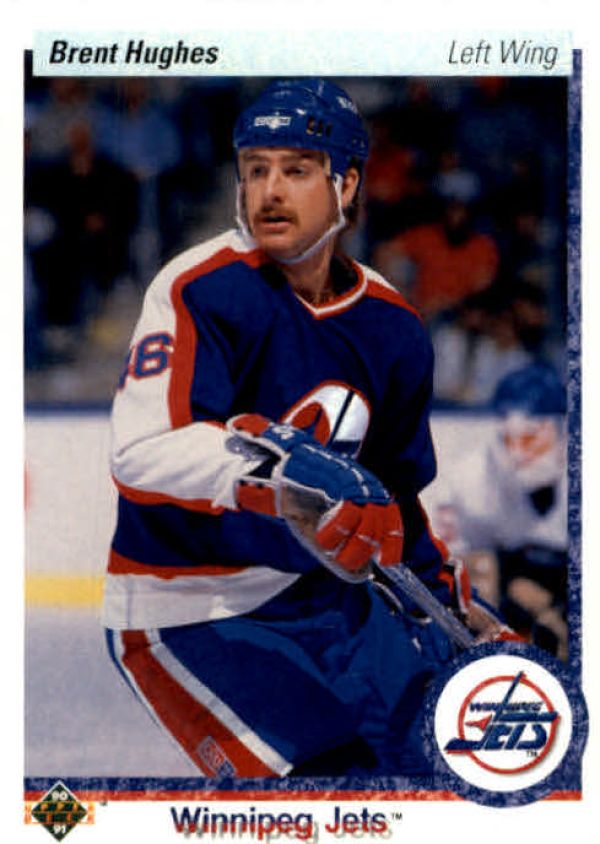 NHL 1990-91 Upper Deck - No. 333 - Brent Hughes