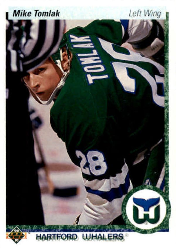 NHL 1990-91 Upper Deck - No. 343 - Mike Tomlak