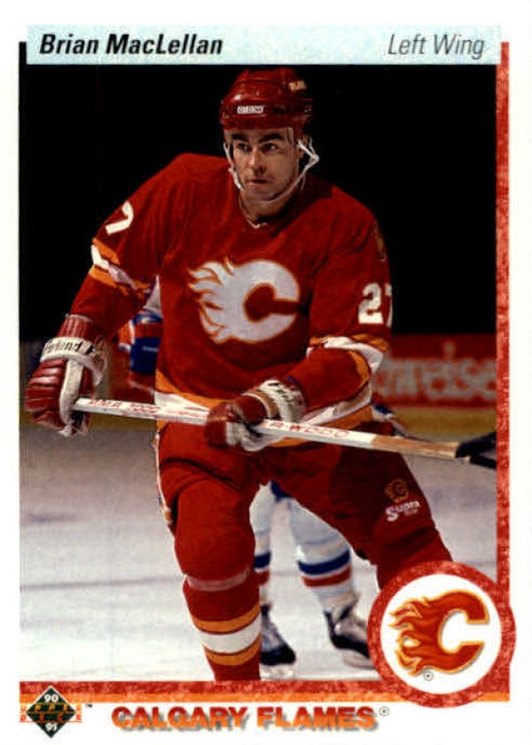 NHL 1990-91 Upper Deck - No. 372 - Brian MacLellan