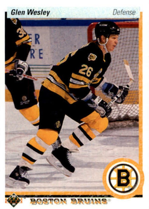 NHL 1990-91 Upper Deck - No. 377 - Glen Wesley