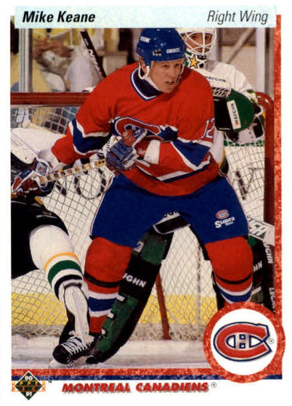 NHL 1990-91 Upper Deck - No. 382 - Mike Keane