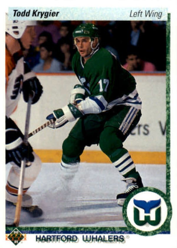 NHL 1990-91 Upper Deck - No. 417 - Todd Krygier