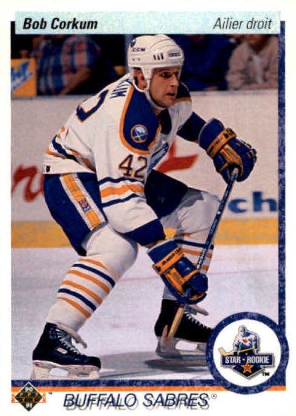 NHL 1990-91 Upper Deck French - No 35 - Bob Corkum