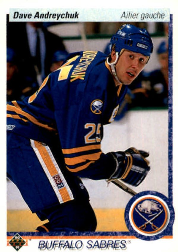 NHL 1990-91 Upper Deck French - No. 41 - Dave Andreychuk