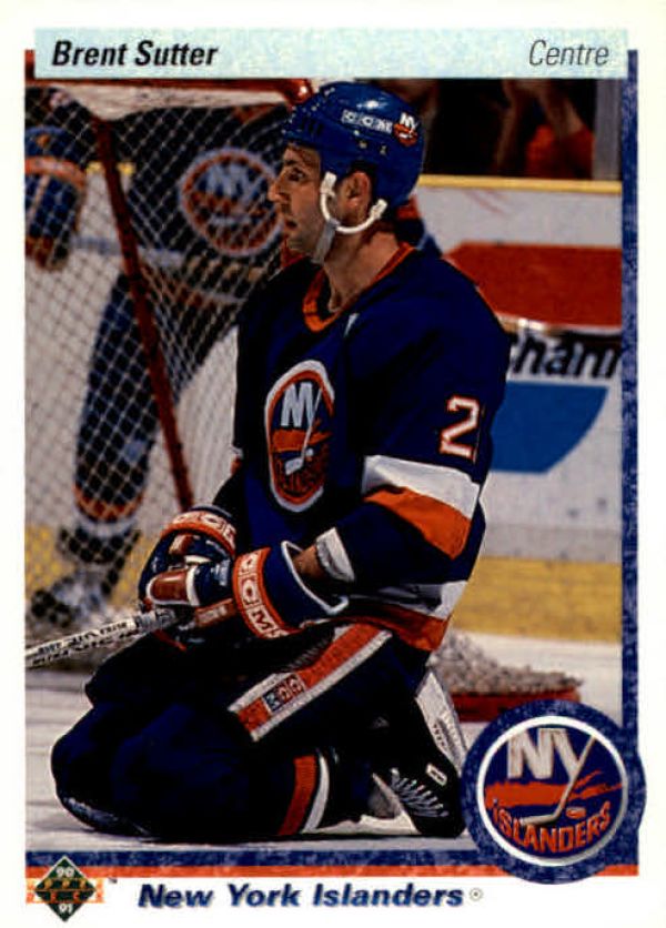 NHL 1990-91 Upper Deck French - No 249 - Brent Sutter