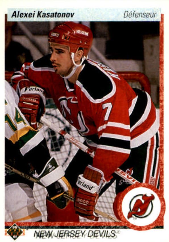 NHL 1990-91 Upper Deck French - No 286 - Alexei Kasatonov
