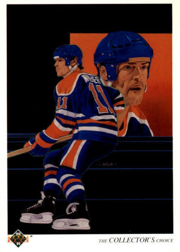 NHL 1990-91 Upper Deck French - No. 321 - Mark Messier