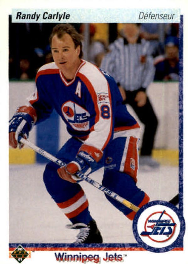 NHL 1990-91 Upper Deck French - No. 331 - Randy Carlyle
