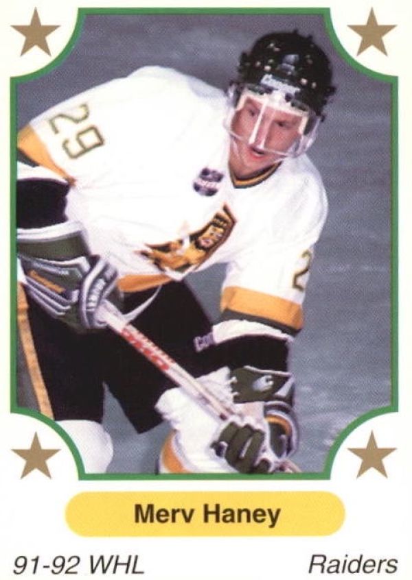 NHL 1991-92 7th Inning Sketch WHL - No 251 - Merv Haney