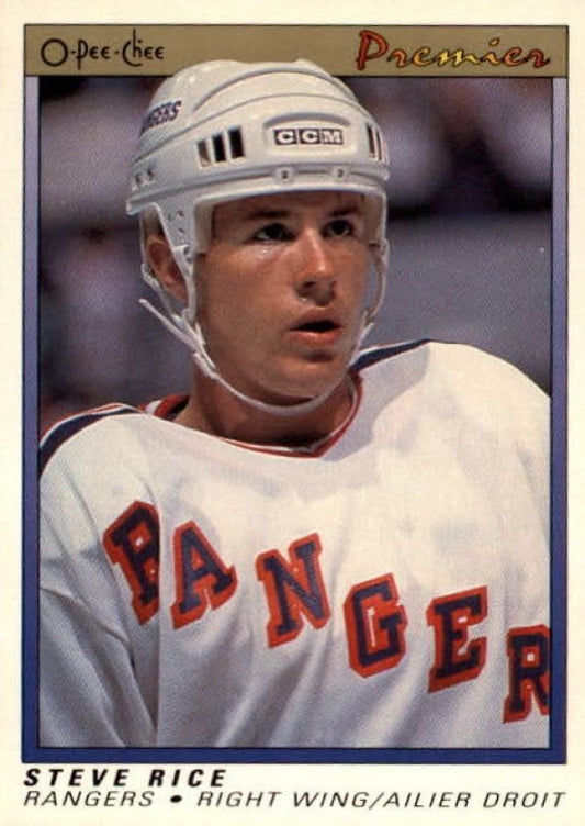 NHL 1990-91 OPC Premier - No 97 - Steve Rice