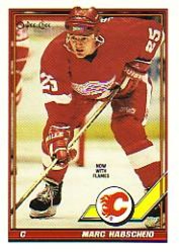 NHL 1991-92 O-Pee-Chee - No. 250 - Marc Habscheid