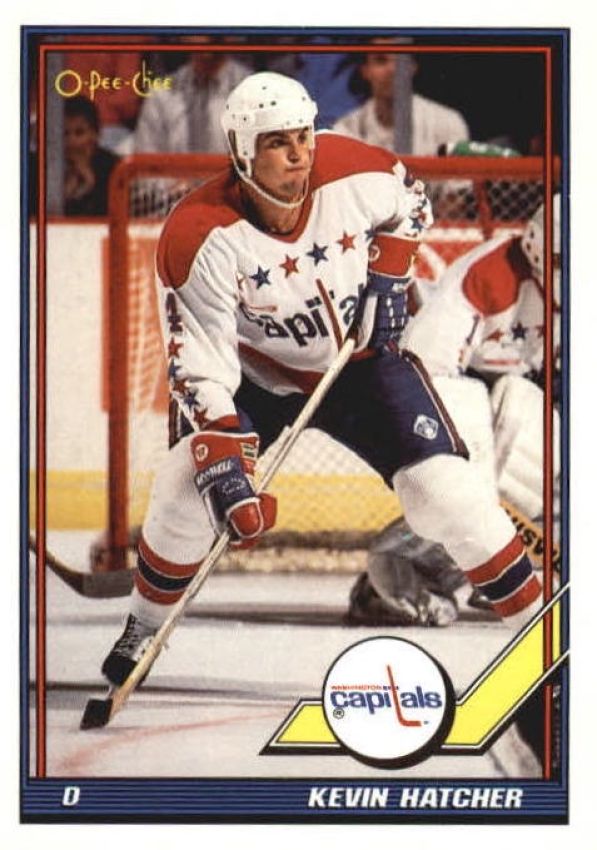 NHL 1991-92 O-Pee-Chee - No. 310 - Kevin Hatcher