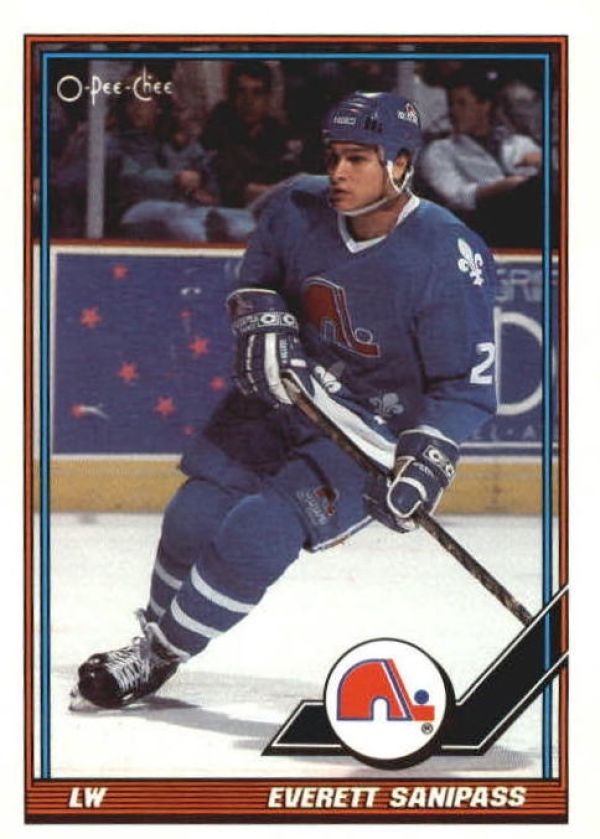 NHL 1991-92 O-Pee-Chee - No. 315 - Everett Sanipass