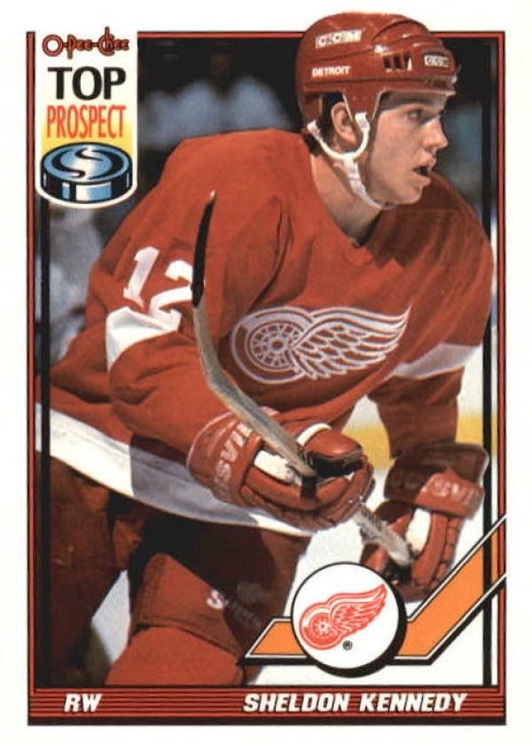 NHL 1991-92 O-Pee-Chee - No. 317 - Sheldon Kennedy