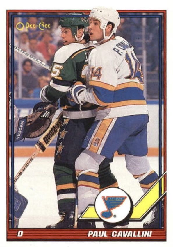 NHL 1991-92 O-Pee-Chee - No. 328 - Paul Cavallini