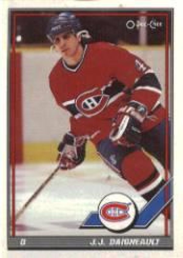 NHL 1991-92 O-Pee-Chee - No 456 - JJ Daigneault