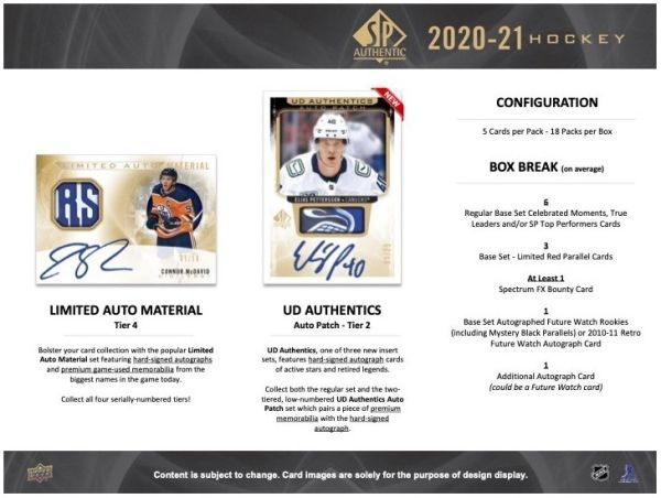 NHL 2020-21 SP Authentic - Box
