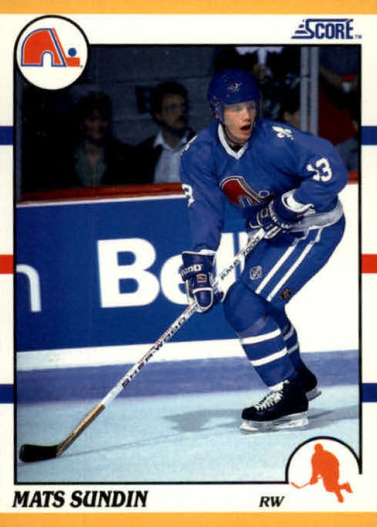 NHL 1990-91 Score Rookie & Traded - No 100T - Mats Sundin