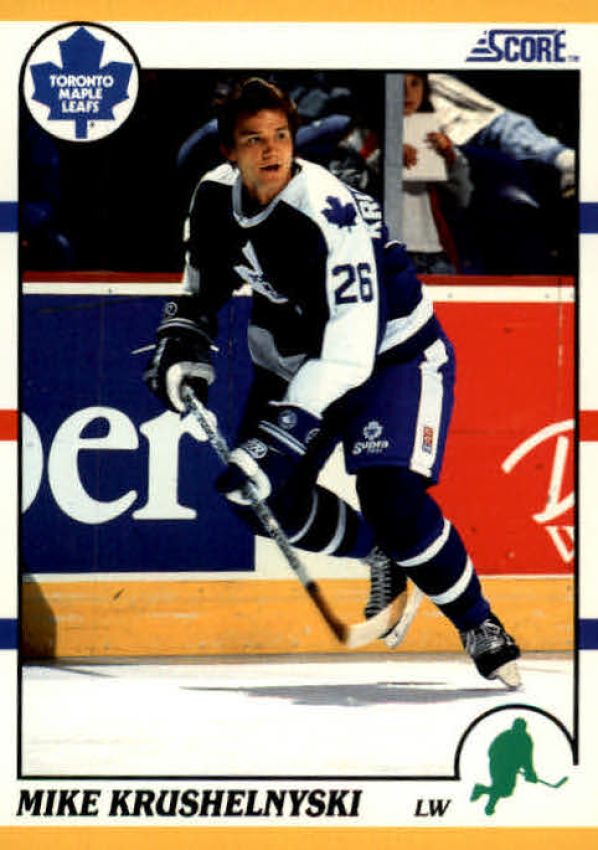 NHL 1990-91 Score Rookie & Traded - No 47T - Mike Krushelnyski