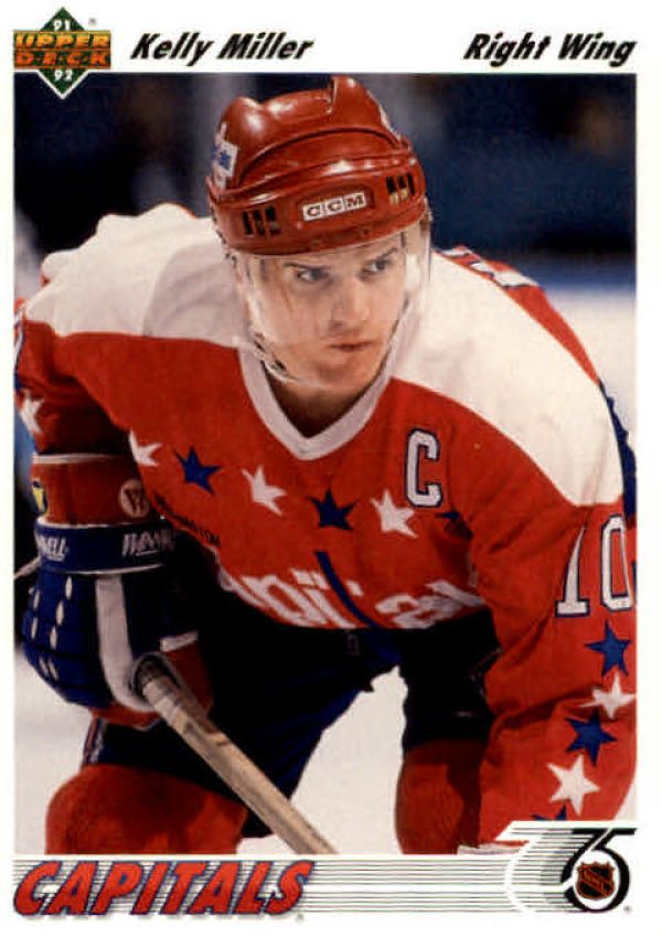 NHL 1991-92 Upper Deck - No 133 - Kelly Miller