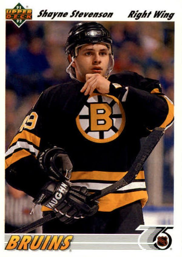 NHL 1991-92 Upper Deck - No. 332 - Shayne Stevenson