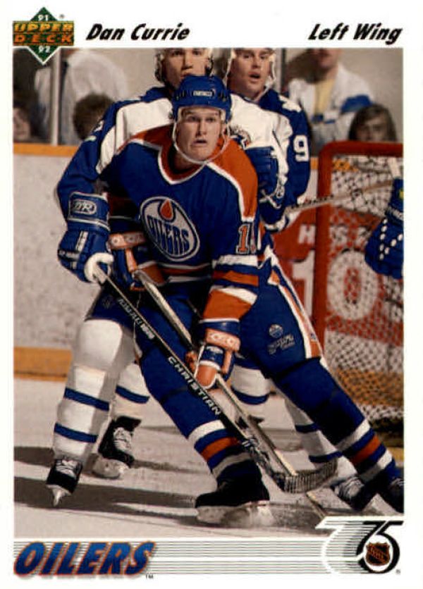 NHL 1991-92 Upper Deck - No. 347 - Dan Curie